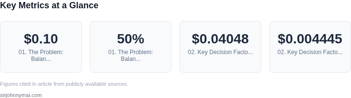 Key metrics dashboard for A decision framework for choosing between managed
