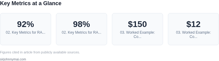 Key metrics dashboard for A PM guide to evaluating when retrieval-augmented