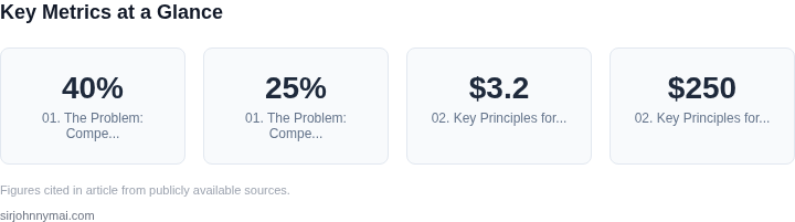 Key metrics dashboard for A practical framework for navigating competing pri