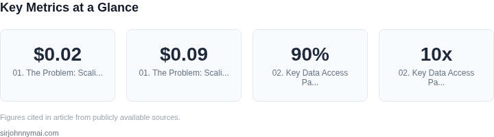 Key metrics dashboard for A practical guide to implementing data access patt