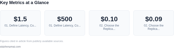 Key metrics dashboard for How to design a multi-region database architecture