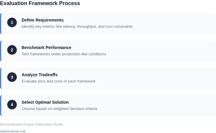 Step-by-step guide to evaluating AI inference frameworks