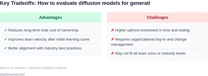 Tradeoff analysis for How to evaluate diffusion models for generating pr