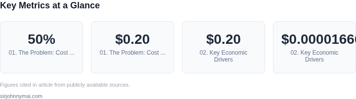 Key metrics dashboard for The economics of adopting serverless-first versus