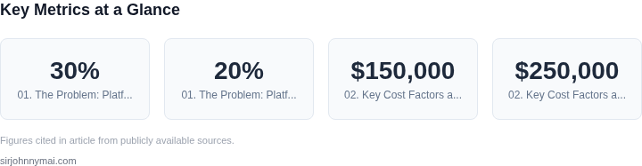 Key metrics dashboard for The economics of building dedicated platform teams