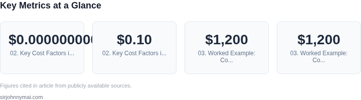 Key metrics dashboard for The economics of using managed databases exclusive