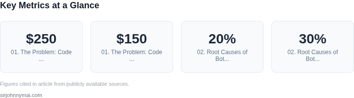 Key metrics dashboard for The hidden cost of code review bottlenecks and whe