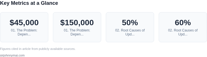 Key metrics dashboard for The hidden cost of dependency update fatigue and w