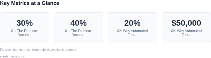 Key metrics dashboard for The hidden cost of documentation staleness and whe
