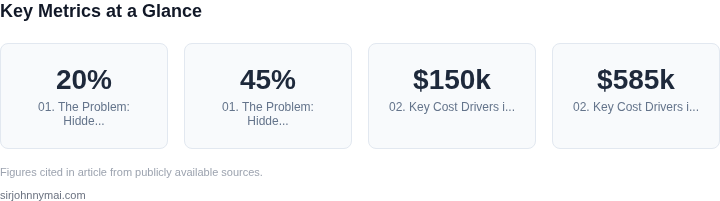Key metrics dashboard for The real cost of maintaining custom prompt librari