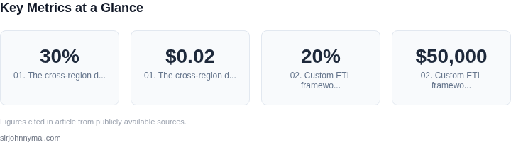 Key metrics dashboard for The real tradeoffs of building custom ETL framewor